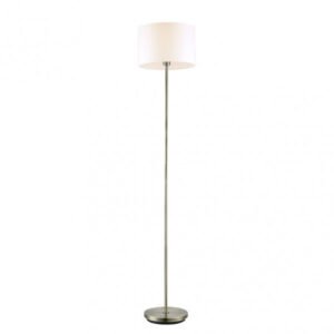 Pie De Salon Aldebaran 1xe27 Cuero C/pant Beig 170x35x35 Cm