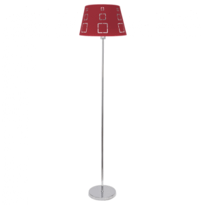 Pie De Salon Celaya 1xe27 Rojo