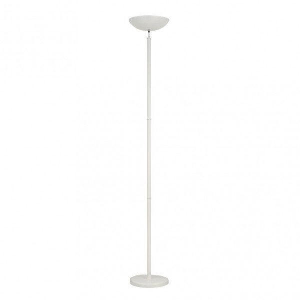 Pie De Salon Luyten 2xe27 Blanco Mate 180x27x27 Cm