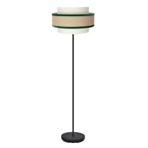 Pie Salon Cornalina 1xe27 Beis/verde 166x40x40cm