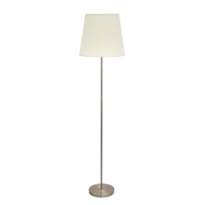 Pie Salon Maldivas 1xe27 Cuero/beis 175x40x40 Cm