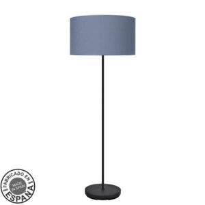 Pie Salon Moda 1xe27 Negro/azul 163x40x40cm