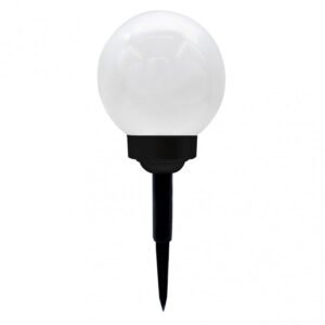 Pincho Ext. Solar 5000k 50lm Kira Negro C/sensor Crepuscular Ip65 32/36x15x15 Cm Carga 5-6h Uso 6h