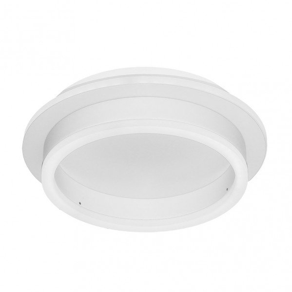 Plafon 30w 3000-4000-6000k Elma Blanco 7x24x24 Cm 2850 Lm C/memoria De Color De Luz