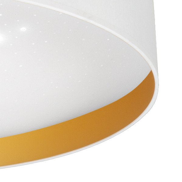 Plafon 72w Anuska Blanco/oro 5616lm 3000-4000-6500k 12x50x50 Cm