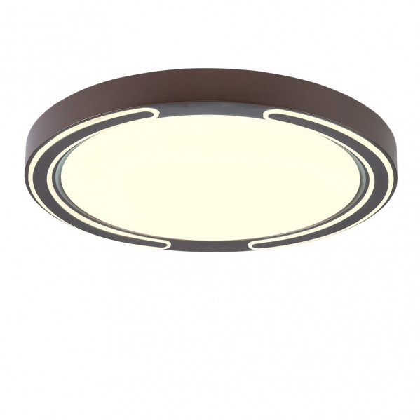 Plafon 72w Asher Marron 3000-4000-6500k 5616lm 6x50x50cm Remoto+reg.int+memoria