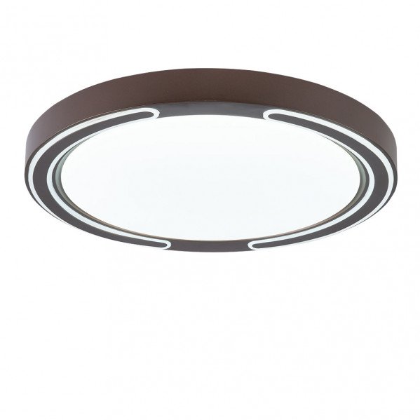 Plafon 72w Asher Marron 3000-4000-6500k 5616lm 6x50x50cm Remoto+reg.int+memoria