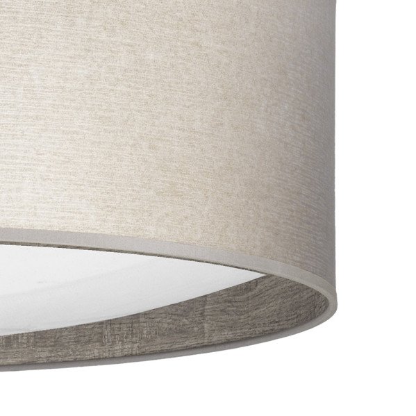 Plafon 72w Tania Madera Gris 14x50x50 Cm 5616lm 3000k,4000k,6500k