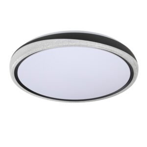 Plafon Charro 72w 3000-4000-6000k Negro 40d Reg.intensidad 6480lm C/remoto
