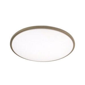 Plafon Eglon 36w 3000-4000-6500k Blanco/Cuero 3528lm 6,5x39x39cm C/remoto Y Reg.intensidad