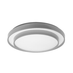 Plafon Fana 60w 3000-4200-6500k Blanco/plata 9x50x50cm 5400lm C/remoto, Reg.intensidad