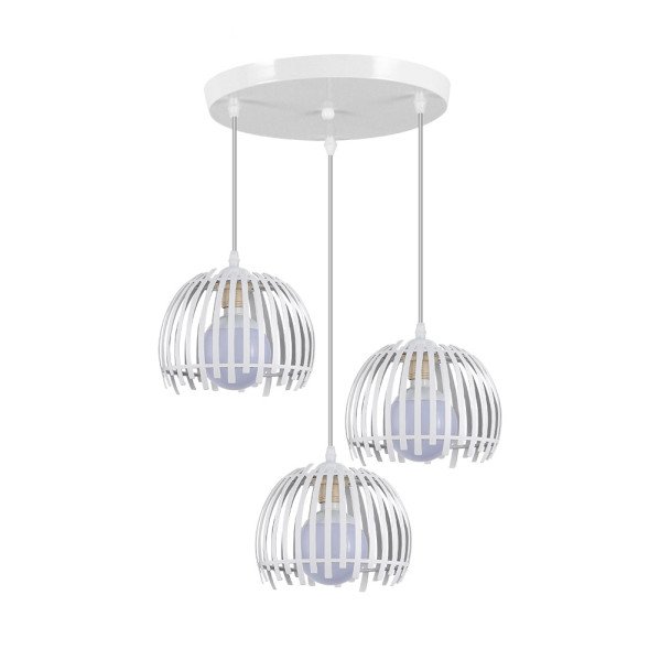 Plafon Latina Blanco 3xe27 Regx40x40cm