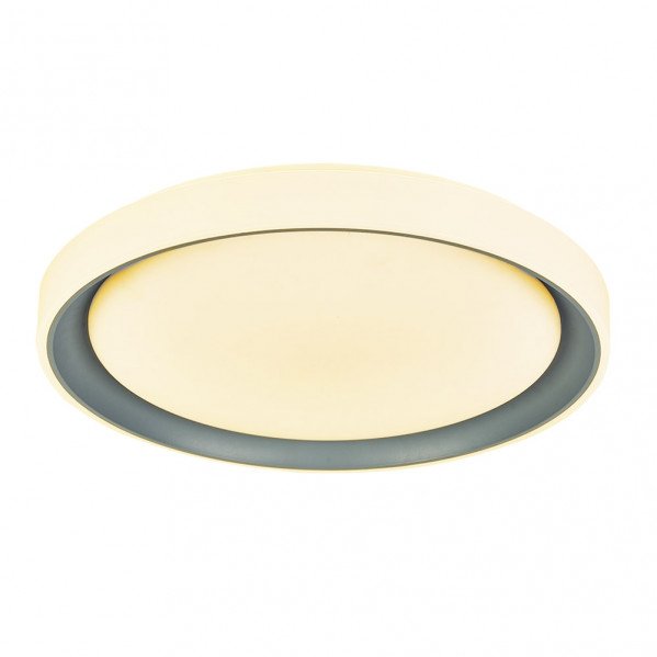 Plafon Luanda 72w 3000-4000-6000k Gris Red.7x49,5d 7200lm Reg.intens. C.remoto C/memoria