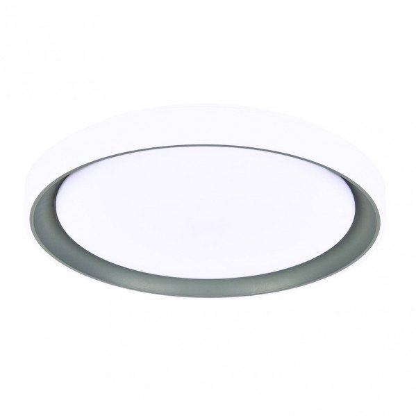 Plafon Luanda 72w 3000-4000-6000k Gris Red.7x49,5d 7200lm Reg.intens. C.remoto C/memoria