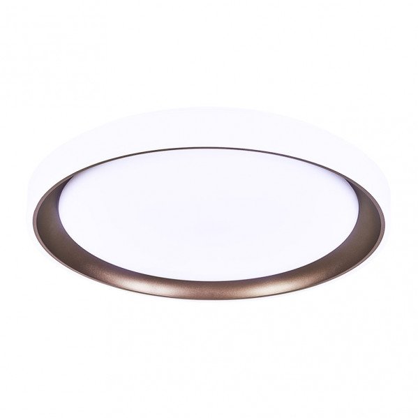 Plafon Luanda 72w 3000-4000-6000k Marron 7x49,5x49,5 Cm 7200lm Reg.intens. C.remoto C/memoria