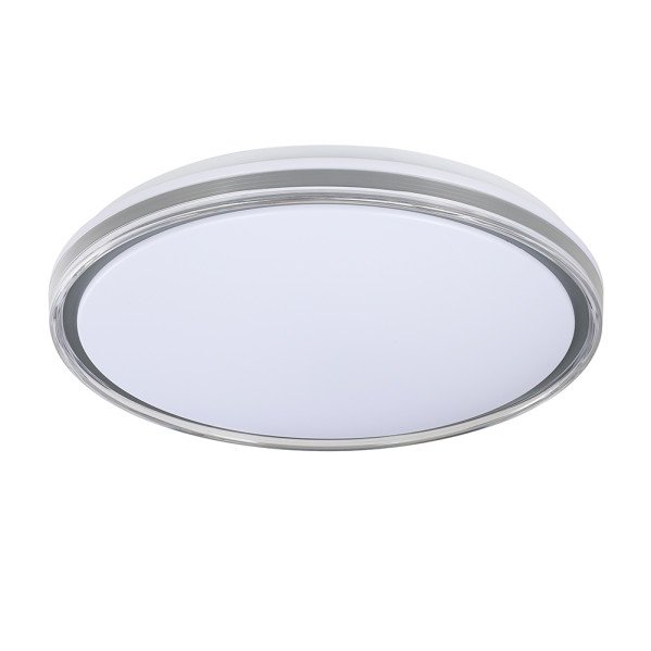 Plafon Nevado 72w 3000-4000-6000k Blanco/Gris 40d Reg.intensidad 6480lm C/remoto