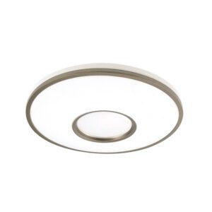 Plafon Perote 36w 3000-4000-6500k Blanco/Cuero 3528lm 7,5x39x39cm C/remoto Y Reg.intensidad
