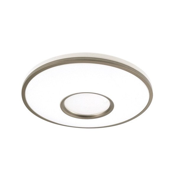 Plafon Perote 36w 3000-4000-6500k Blanco/Cuero 3528lm 7,5x39x39cm C/remoto Y Reg.intensidad