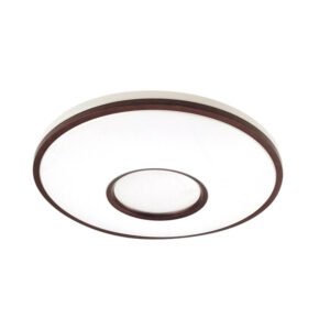 Plafon Perote 36w 3000-4000-6500k Blanco/Marron 3528lm 7,5x39x39cm C/remoto Y Reg.intensidad