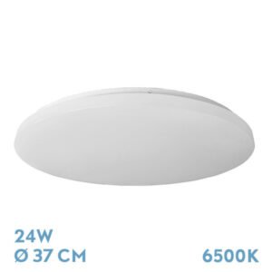 Plafon Tadeo 24w 6500k Blanco 5,5x37x37cm 2376lm