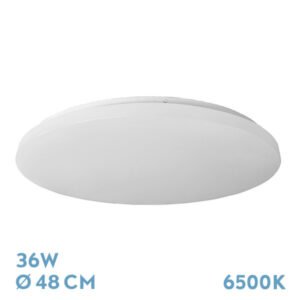 Plafon Tadeo 36w 6500k Blanco 6,5x48x48cm 3590lm