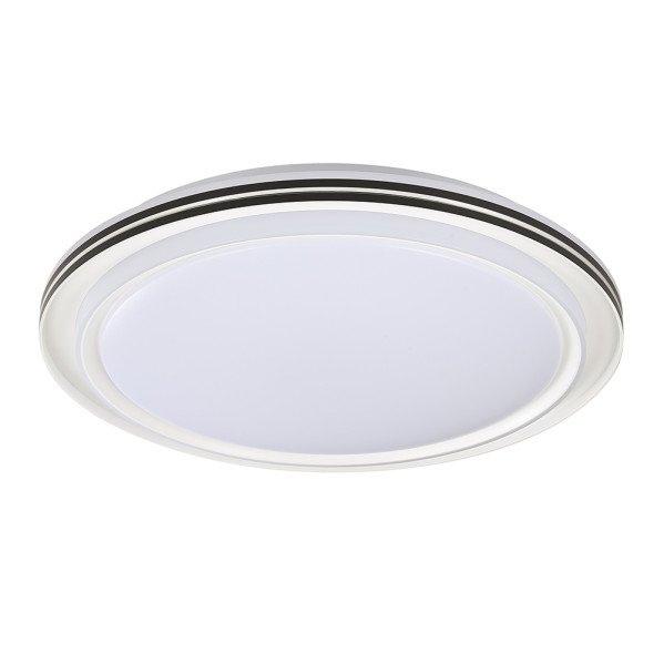 Plafon Yunke 72w 3000-4000-6000k Blanco/Negro 40d Reg.int 6480lm C/remoto