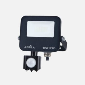 Proyector C/sensor Boiro 10w 6500k Negro 1000l Led Smd Ip65 Orientable 15x11x6cm