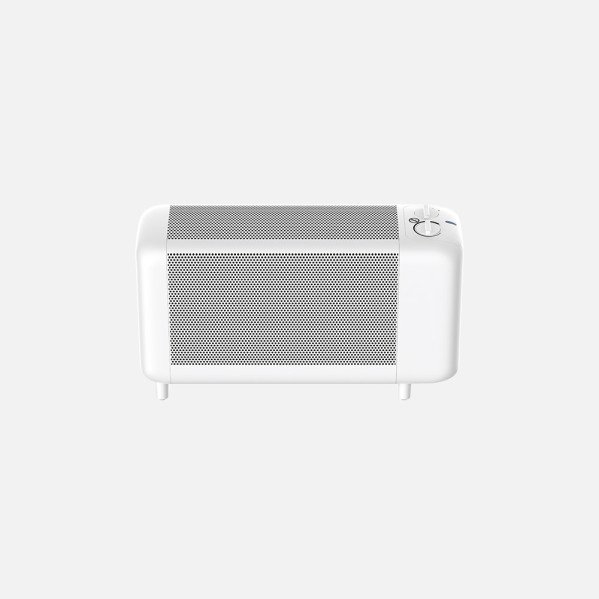 Radiador De Mica Pinsapo 1000w Blanco 2pot Antivuelco Luz Ind.protecc.seg.termost.reg.29x50x16cm