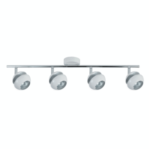 Regleta Beethoven 4xgu10 Blanco/plata 14x69,5x8,5 Cm