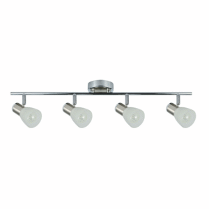 Regleta Cholo 4xe14 Cromo/niquel 16x69,5x10 Cm