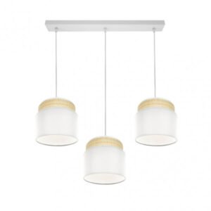 Regleta Kandy 3xe27 Natural/blanco Regx68x19 Cm