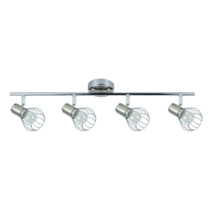 Regleta Mateo 4xe14 Cromo/niquel 15x69,5x8,5 Cm