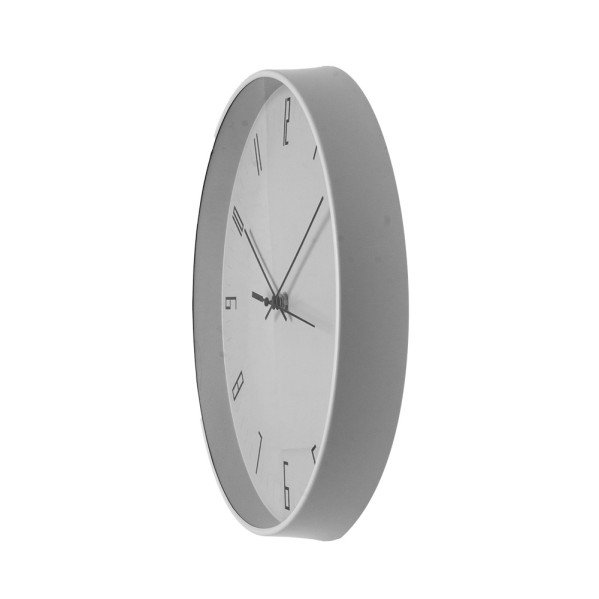 Reloj De Pared Lemur Gris 30d Mov.continuo