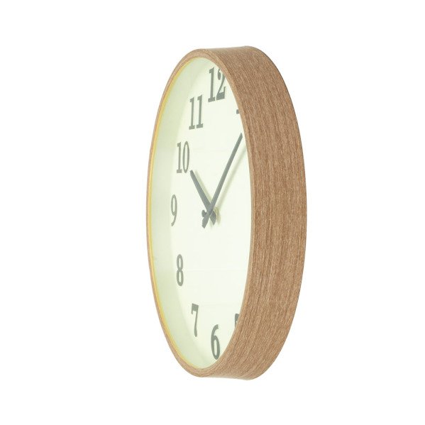 Reloj De Pared Lisbon Madera/vainilla 30d Mov.cont