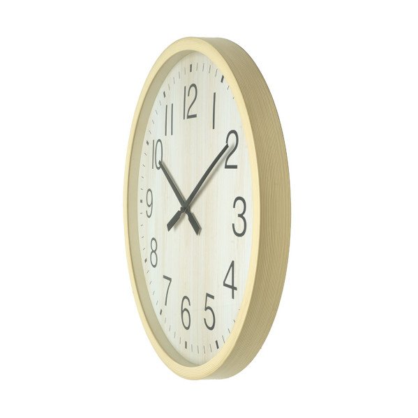 Reloj De Pared Manilva Haya 55x55x4 Cm Movimiento Continuo