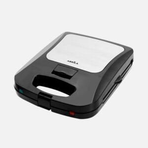 Sandwichera Teba 1300w Negro/acero 2placas Intercambiables 26x11cm luz.ind.4sandw/grill Antiadh.10x29x35cm