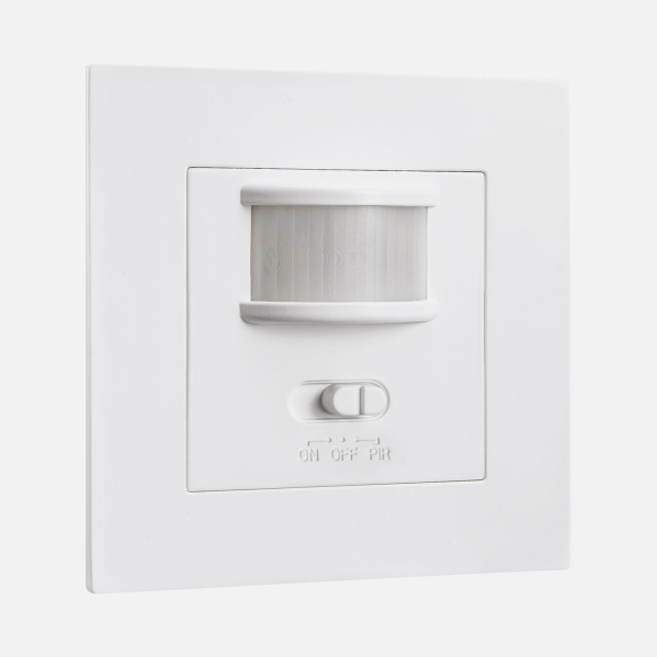 Sensor Encastrar Movim. E Infrarr. Move Vi Blanco Alcance 9m 160º IP20 8,2x8,2x5 Cm Corte 7x7 Cm Regulable Tiempo e intensidad