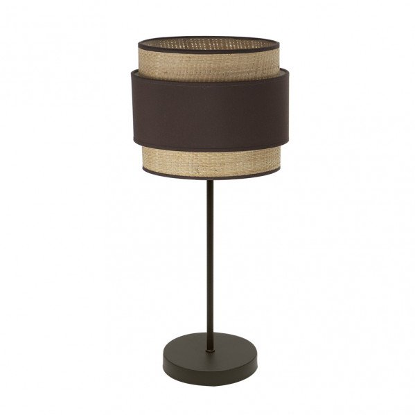 Sobremesa Alto Kandy 1xe27 Natural/marron 67x30x30 Cm