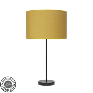 Sobremesa Alto Moda 1xe27 Negro/amarillo 63x30x30