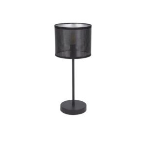 Sobremesa Anastasia 1xe14 Negro/negro-plata 42,5x17x17 Cm