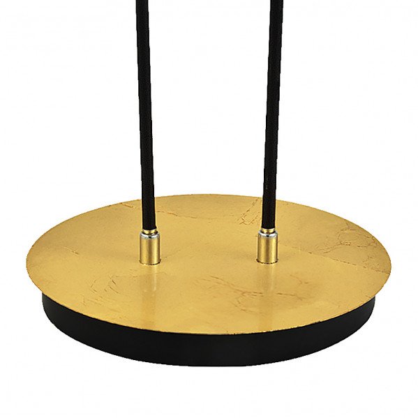 Sobremesa Ciudad Del Cabo 2l 12w 4000k Negro/oro 52x32x15 Cm 1080 Lm Dirigible Y Orientable