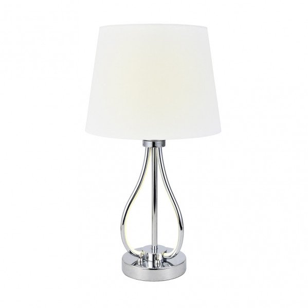 Sobremesa Dubrovnik 9w 4000k+ 1xe27 Cromo 675 Lm Doble Encendido 46x26x26 Cm