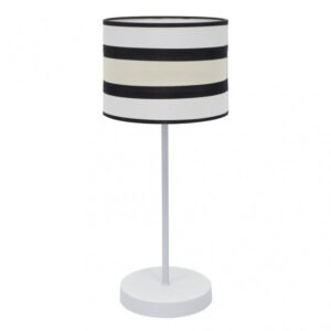Sobremesa Grand. Karla 1xe27 Blanco/beis 61x25x25 Cm