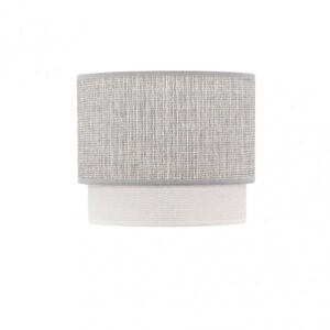 Pantalla Sobremesa Kenya E14 Gris/blanco 18Dx16dx15h