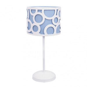 Sobremesa Orlando Azul/blanco 1xe14 42x18x18 Cm