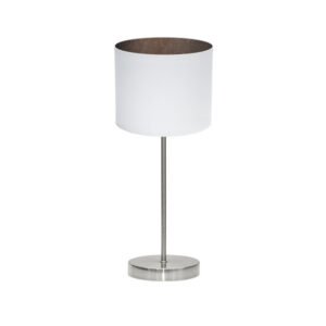 Sobremesa Tatiana 1xe14 Niquel/blanco-oxido 42x17x17 Cm