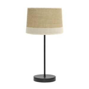 Sobremesa Tietar 1xe14 Saco/beis 44x22x22 Cm