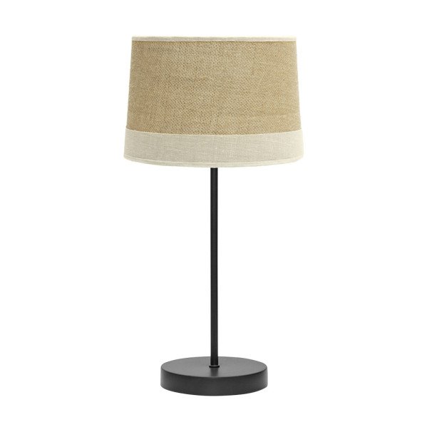 Sobremesa Tietar 1xe14 Saco/beis 44x22x22 Cm
