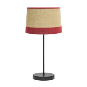 Sobremesa Tietar 1xe14 Saco/rojo 44x22x22 Cm