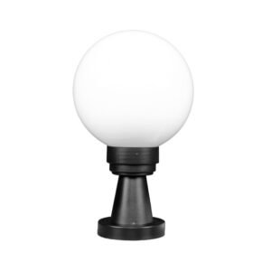 Sobremuro Exterior Abanto 1xe27 Negro Ip44 35x20x20 Cm